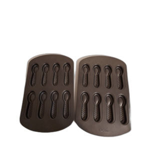 Wilton Nonstick Baking Cookie Spoons Pan 8 Molds Set of 2